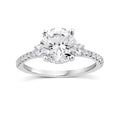 Above Love Star 2.79ct Round Lab Grown Diamond Engagement Ring