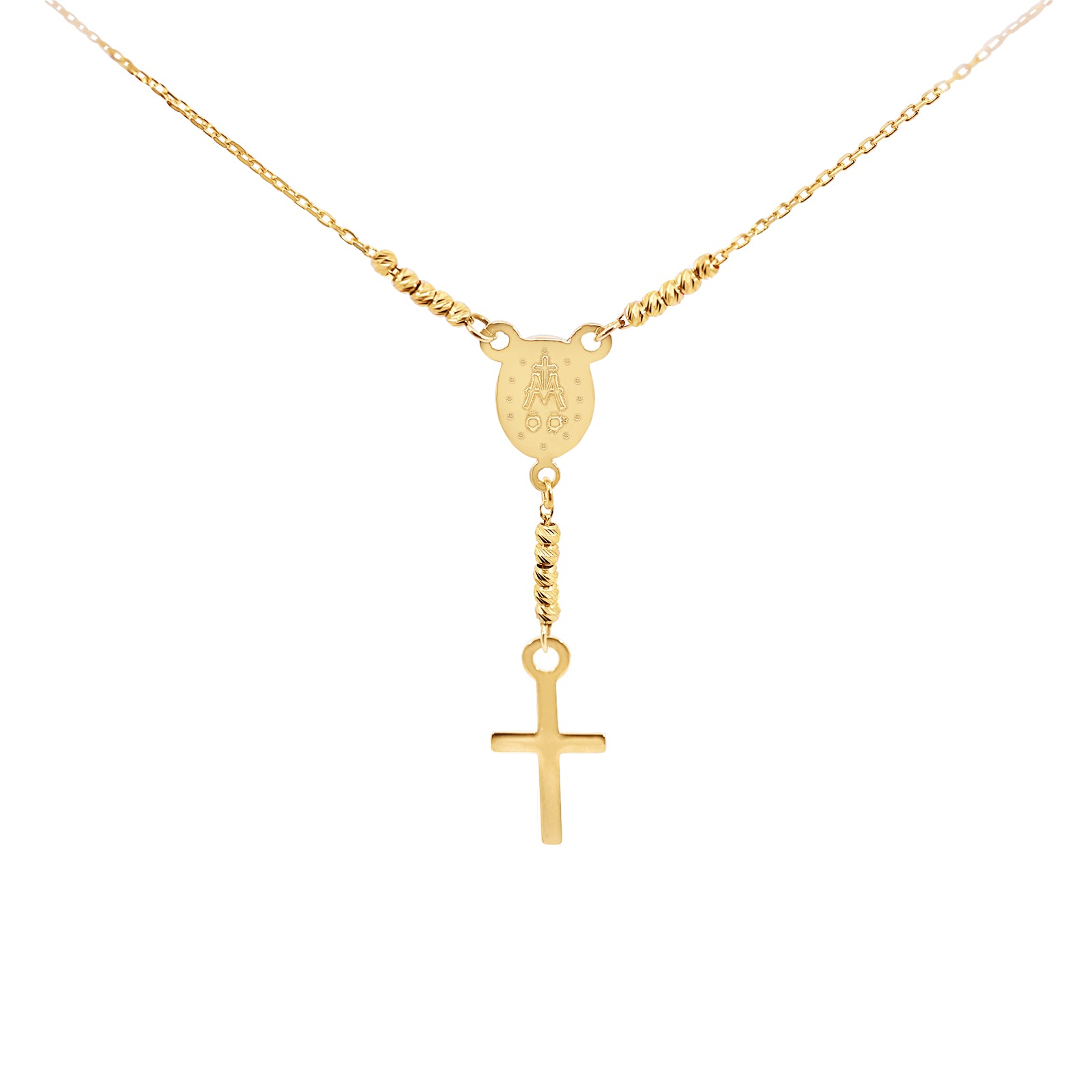 Gold Rosary Necklace Men
