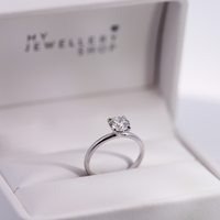 The Emma | 1.02ct Round Lab Grown Diamond Engagement Ring