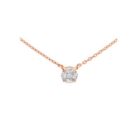 9ct Rose Gold Signature Myriad Diamond Necklet