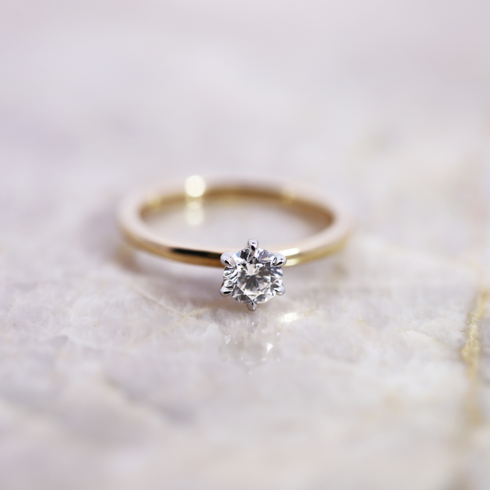 The Mia | 0.50ct Round Lab Grown Diamond Engagement Ring