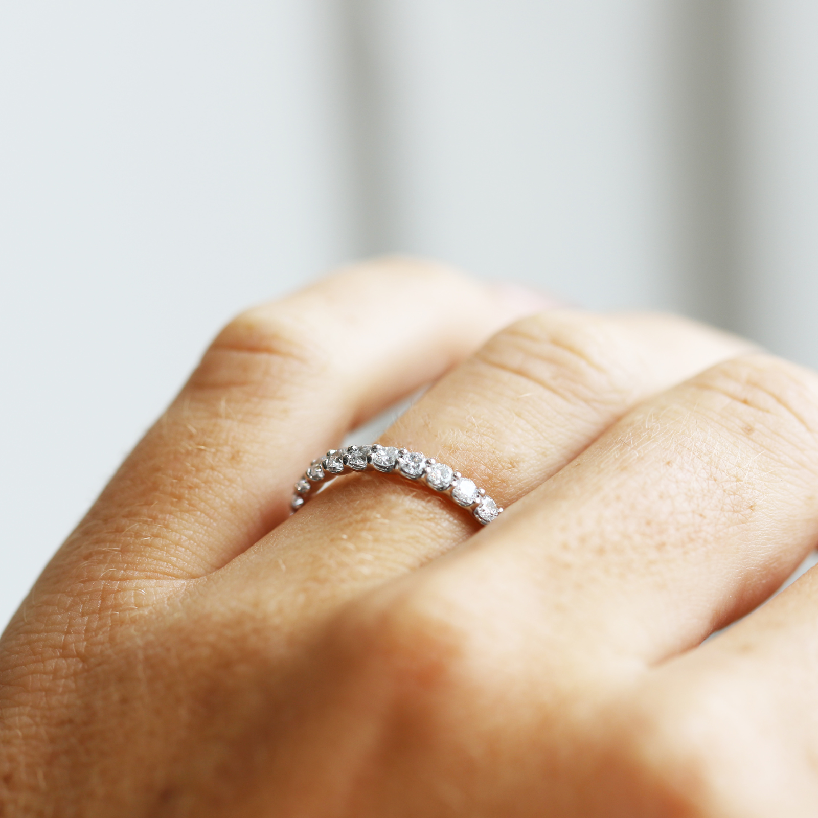 The Tash | 0.55ct Round Lab Grown Diamond Wedding Ring