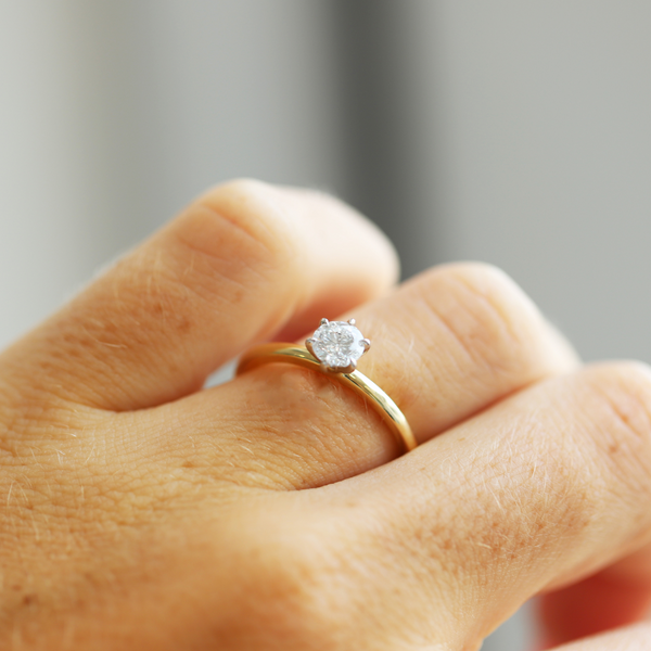 The Mia | 0.50ct Round Lab Grown Diamond Engagement Ring - alternate view