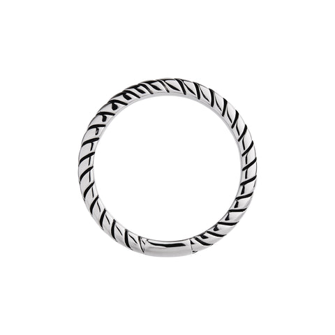 Najo Tessera Men’s Silver Ring - alternate view