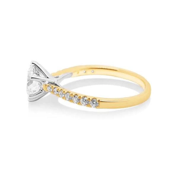 The Renee | 1.59ct Round Lab Grown Diamond Engagement Ring - alternate view