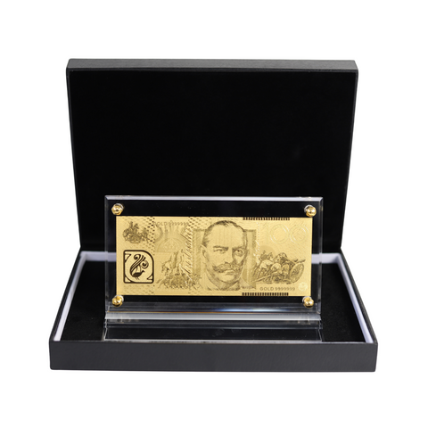 Australian Replica $100 24ct Gold Note