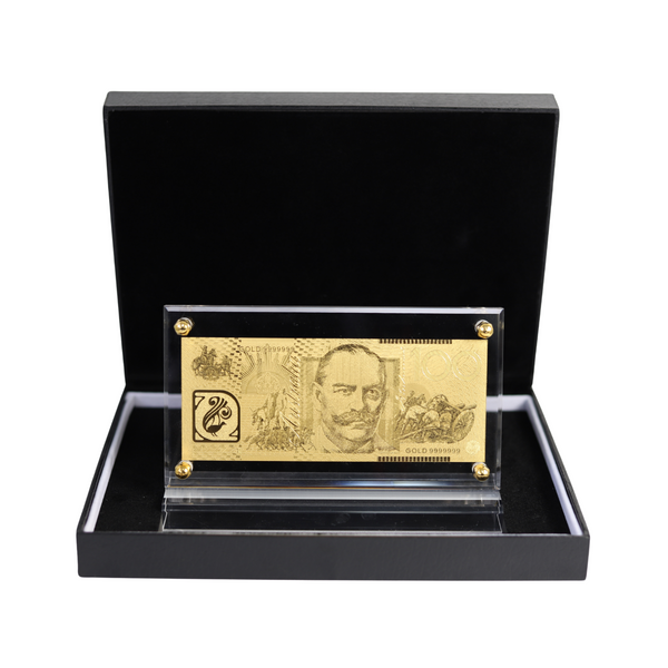 Australian Replica $100 24ct Gold Note