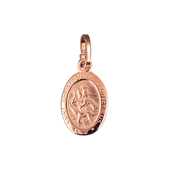 9ct Rose Gold St Christopher