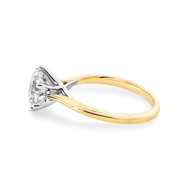 The Audrey | 2.00ct Round Lab Grown Diamond Engagement Ring - alternate view