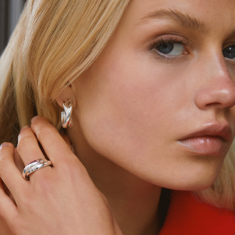 Najo Café Earrings - alternate view