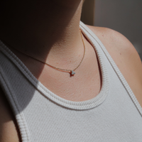 9ct Yellow Gold Diamond Pendant