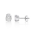 Sterling Silver Cubic Zirconia Stud Earrings