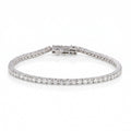 9ct White Gold 5.00ct Lab Grown Diamond Tennis Bracelet