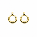Najo Mist Yellow Gold Plated Drop Earrings