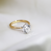 The Audrey | 2.55ct Round Lab Grown Diamond Engagement Ring