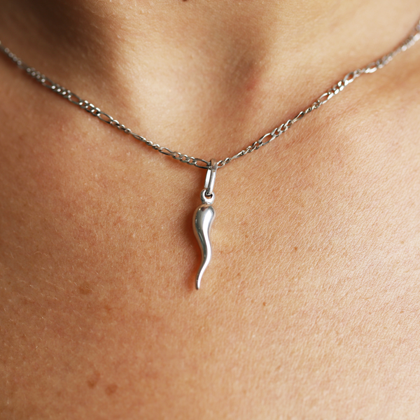 Sterling Silver Horn Of Plenty Charm - alternate view
