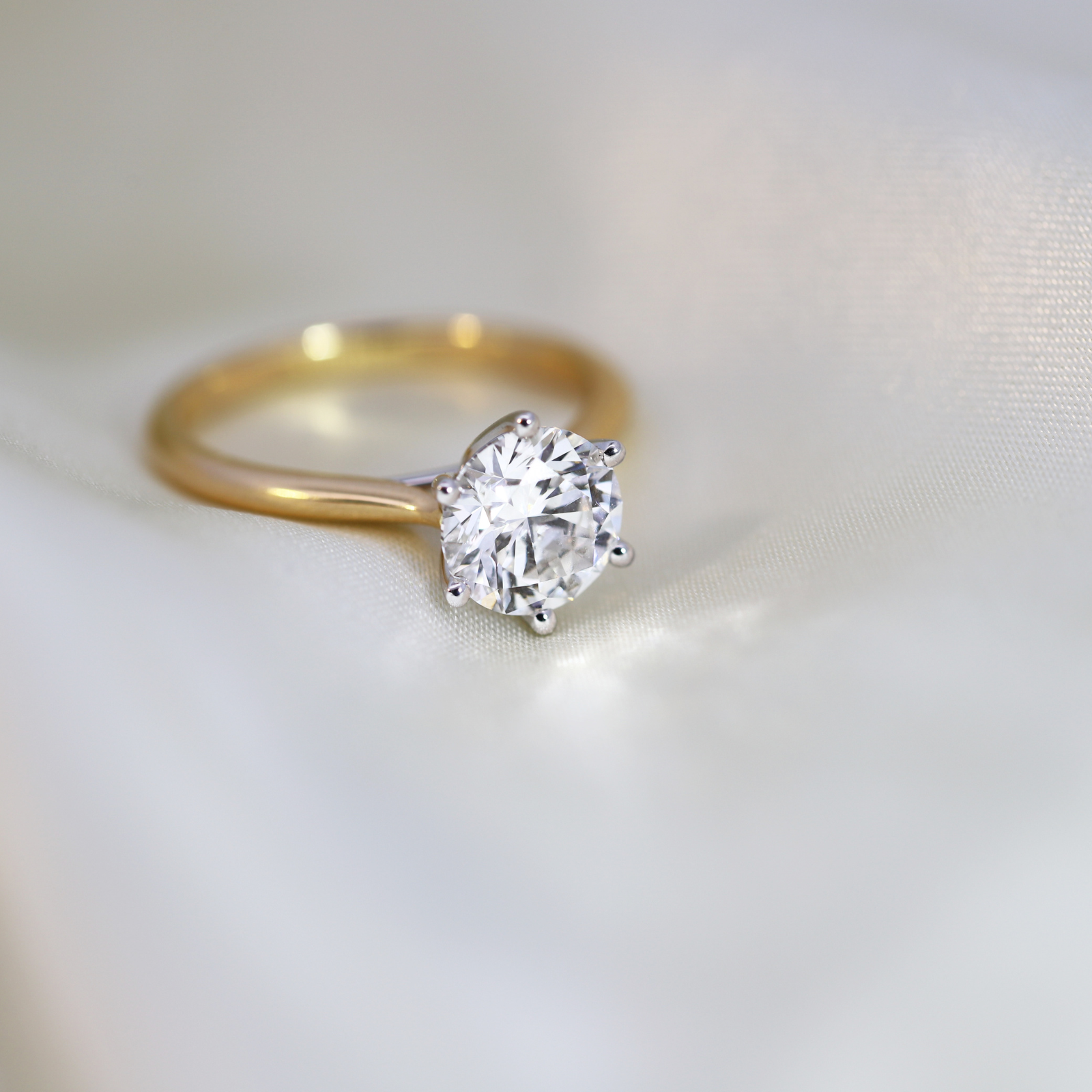 The Audrey | 1.78ct Round Lab Grown Diamond Engagement Ring