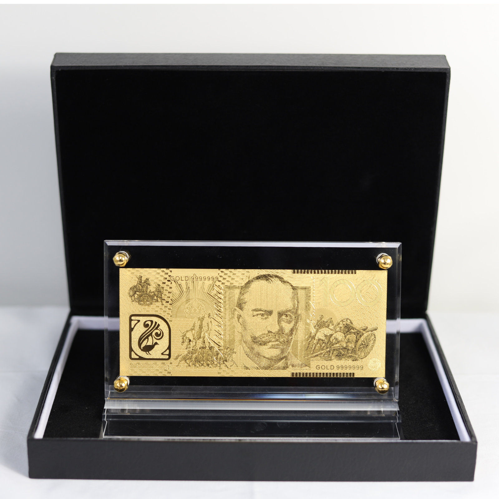 Australian Replica $100 24ct Gold Note
