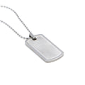 Men's Stainless Steel Dog Tags With Chain