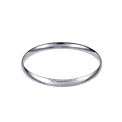 Sterling Silver 70mm Comfort Fit Bangle - alternate view