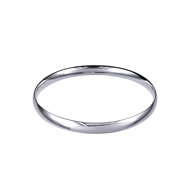 Sterling Silver 70mm Comfort Fit Bangle - alternate view
