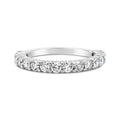 18ct White Gold Claw Set Diamond Wedding Ring