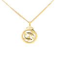 9ct Yellow Gold Pisces Round Cut Out Zodiac