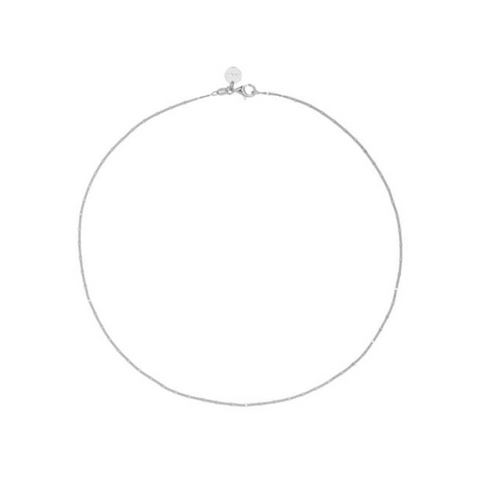 Najo Silver Curb And Mirror Link Chain - alternate view