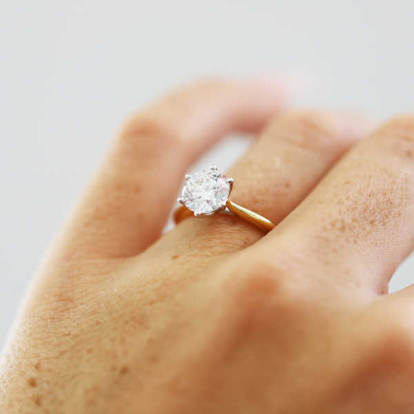 The Audrey | 1.78ct Round Lab Grown Diamond Engagement Ring - alternate view