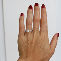 The Amanda | 1.69ct Round Lab Grown Diamond Engagement Ring