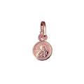 9ct Rose Gold Guardian Angel Medallion
