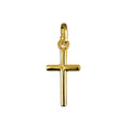 9ct Yellow Gold Tubular Cross