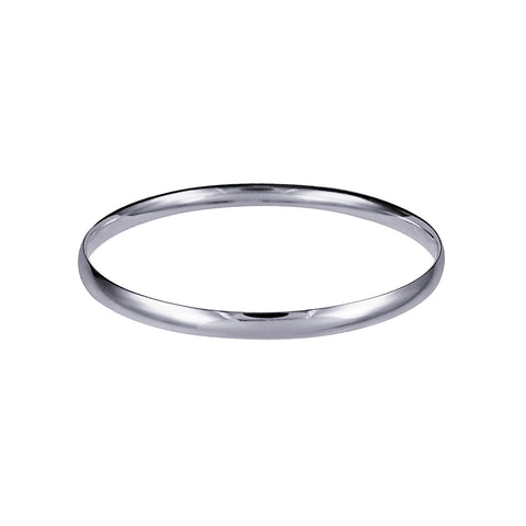 Sterling Silver 5.5 x 60mm Comfort Fit Bangle - alternate view