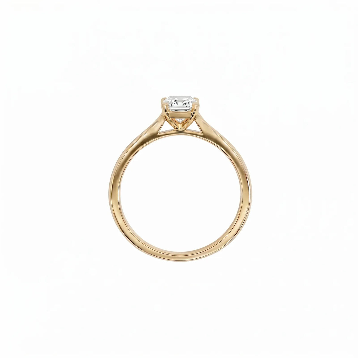 1.00ct Emerald Cut Lab Grown Diamond Engagement