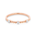 9ct Rose Gold Diamond Wedding Ring