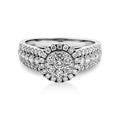 1.00ct Round Natural Diamond Ring