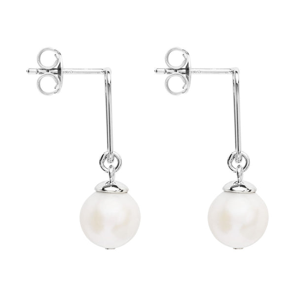 Najo Enchantress Pearl Drop Stud Earrings - alternate view