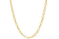 9ct Yellow Gold Fancy Alternating Link Necklace