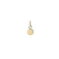 Gold Plated Small Plain Disc Pendant