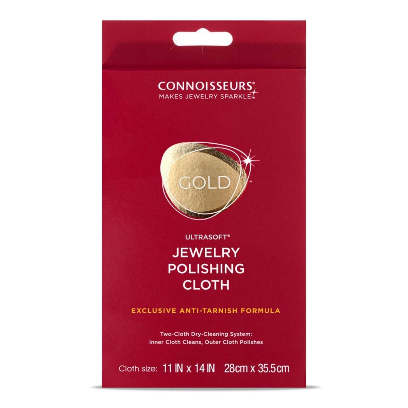 Connoisseurs Jewelry Wipes, Polishing Wipes for Gold and Silver Jewelry, 2 Pack, Women's, Size: One size, Grey Type