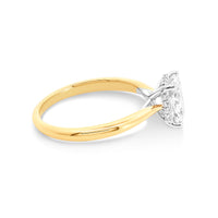 The Grace | 1.34ct Radiant Lab Grown Diamond Engagement Ring