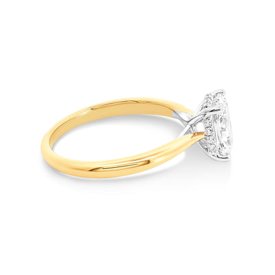 The Grace | 1.34ct Radiant Lab Grown Diamond Engagement Ring - alternate