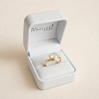 9ct Yellow Gold Oval Lab Grown Diamond Engagement Ring