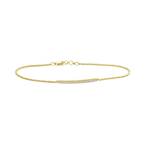 Gold Vermeil 22ct Lab Grown DIamond Bracelet