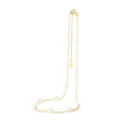 9ct Yellow Gold Graduating Freshwater Pearl Necklace