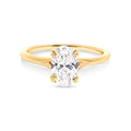 The Priya | 1.51ct Oval Lab Grown Diamond Engagement Ring