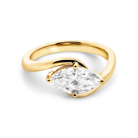 The Sienna | 1.52ct Marquise Lab Grown Diamond Engagement Ring