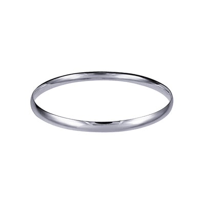 Sterling Silver 5.5 x 70mm Comfort Fit Bangle - alternate