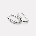 Najo Skye Cubic Zirconia Huggie Earrings