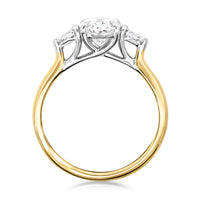 The Alexandra | 1.50ct Trilogy Lab Grown Diamond Engagement Ring